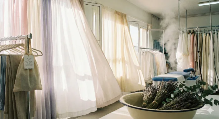 האם עדיף לנקות את הוילונות בבית